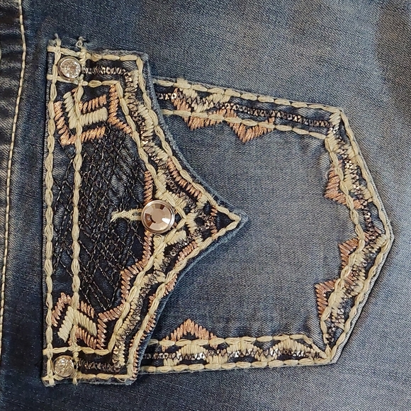 Vigoss, capri,jeans, size 22/L21, sretch - Picture 8 of 11